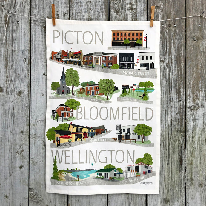 Luxe Tea Towel from our County Collection